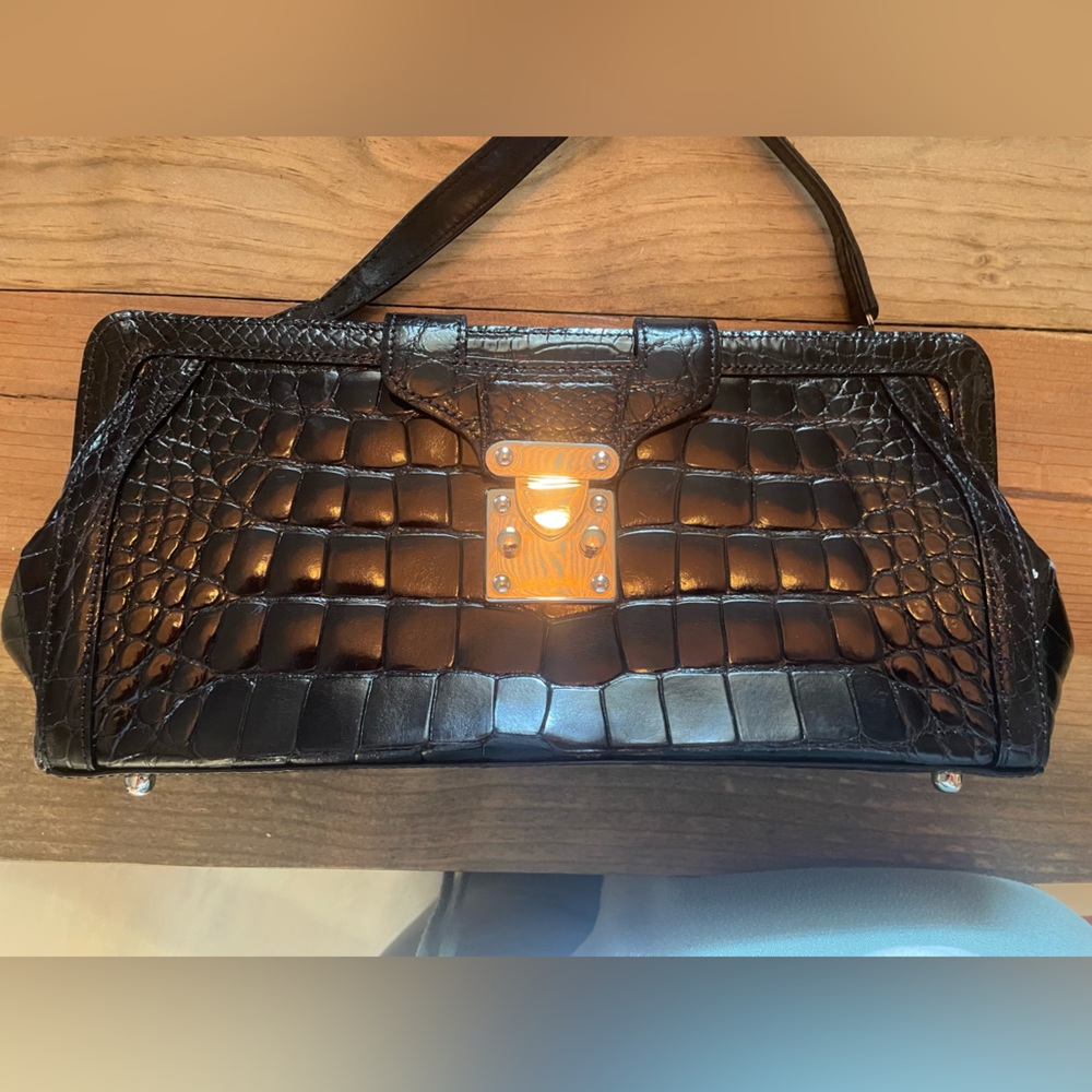 Black Wilkes Bashford Genuine Leather Purse - Picture 7 of 7